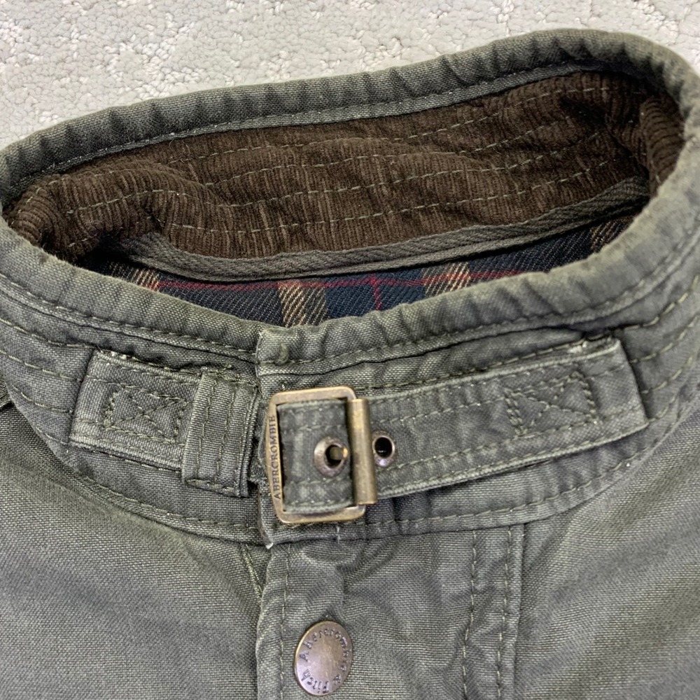 Men's Olive Field Jacket - Classic Utility Coat - Picture 4 of 16